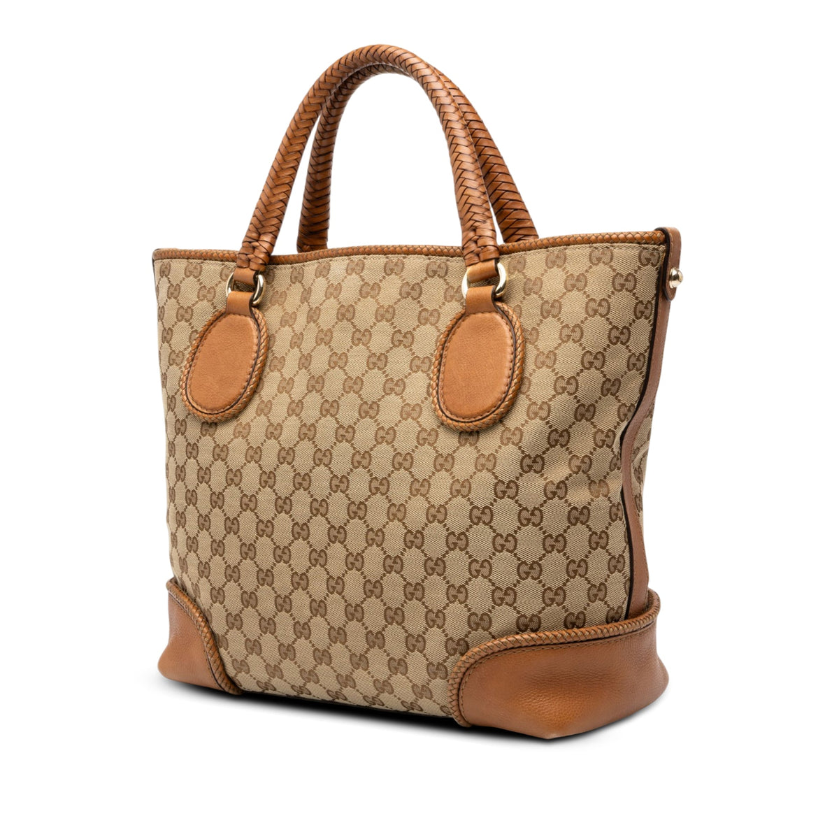 Gucci GG Canvas Marrakech Tote — Beige
