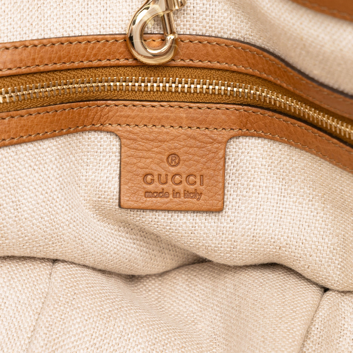 Gucci GG Canvas Marrakech Tote — Beige