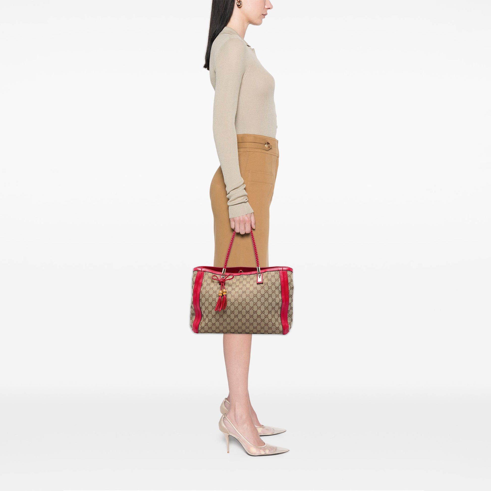 Gucci GG Canvas Bella Tote