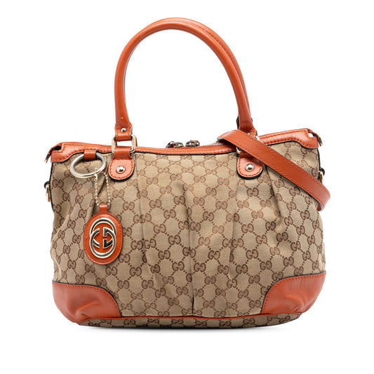 Gucci GG Canvas Sukey Satchel