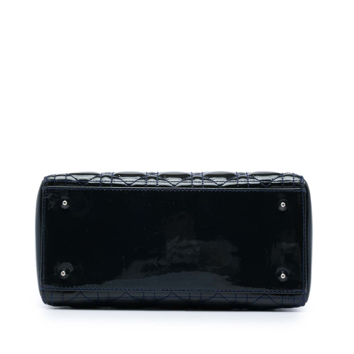 Dior Medium Patent Cannage Lady Dior