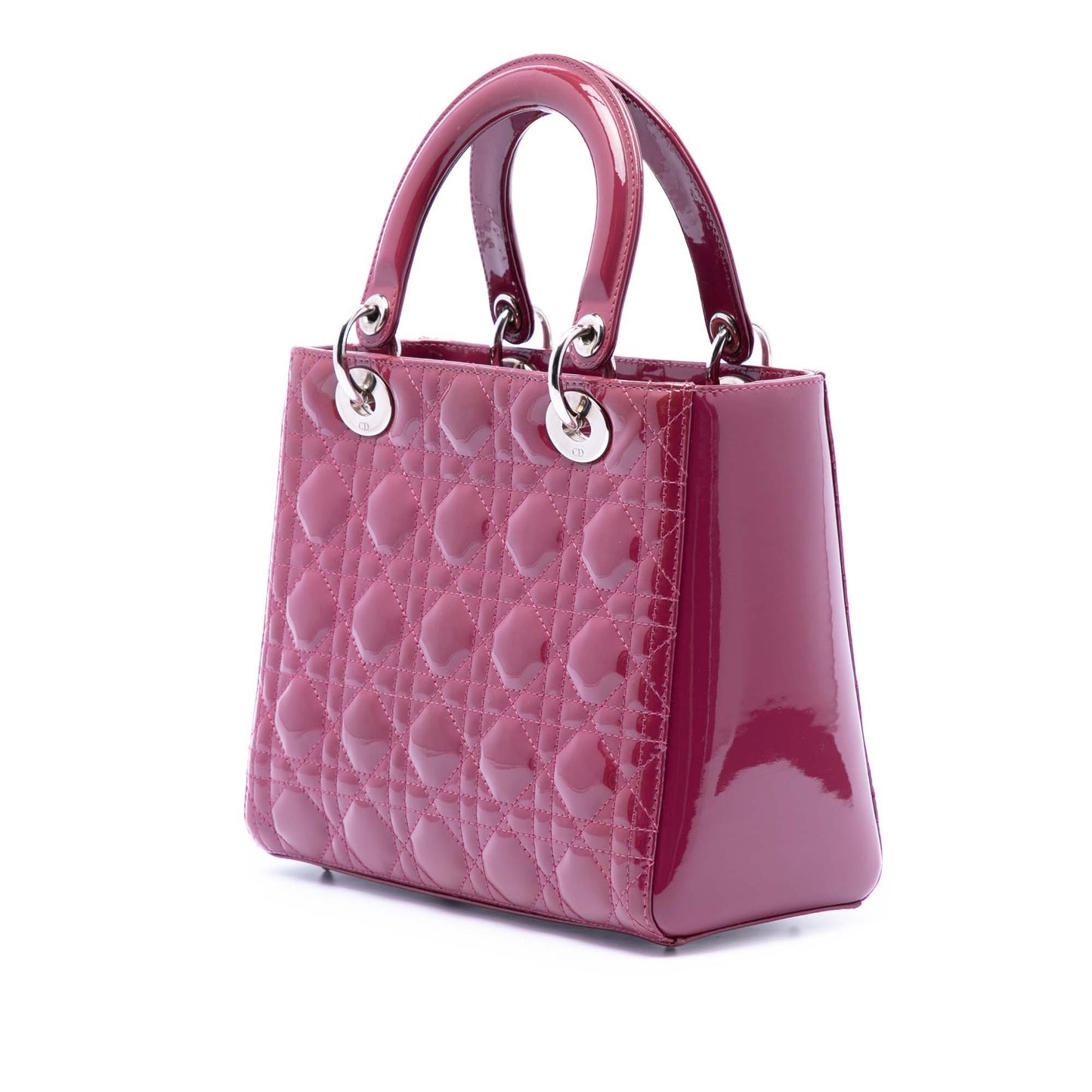 Dior Medium Patent Cannage Lady Dior