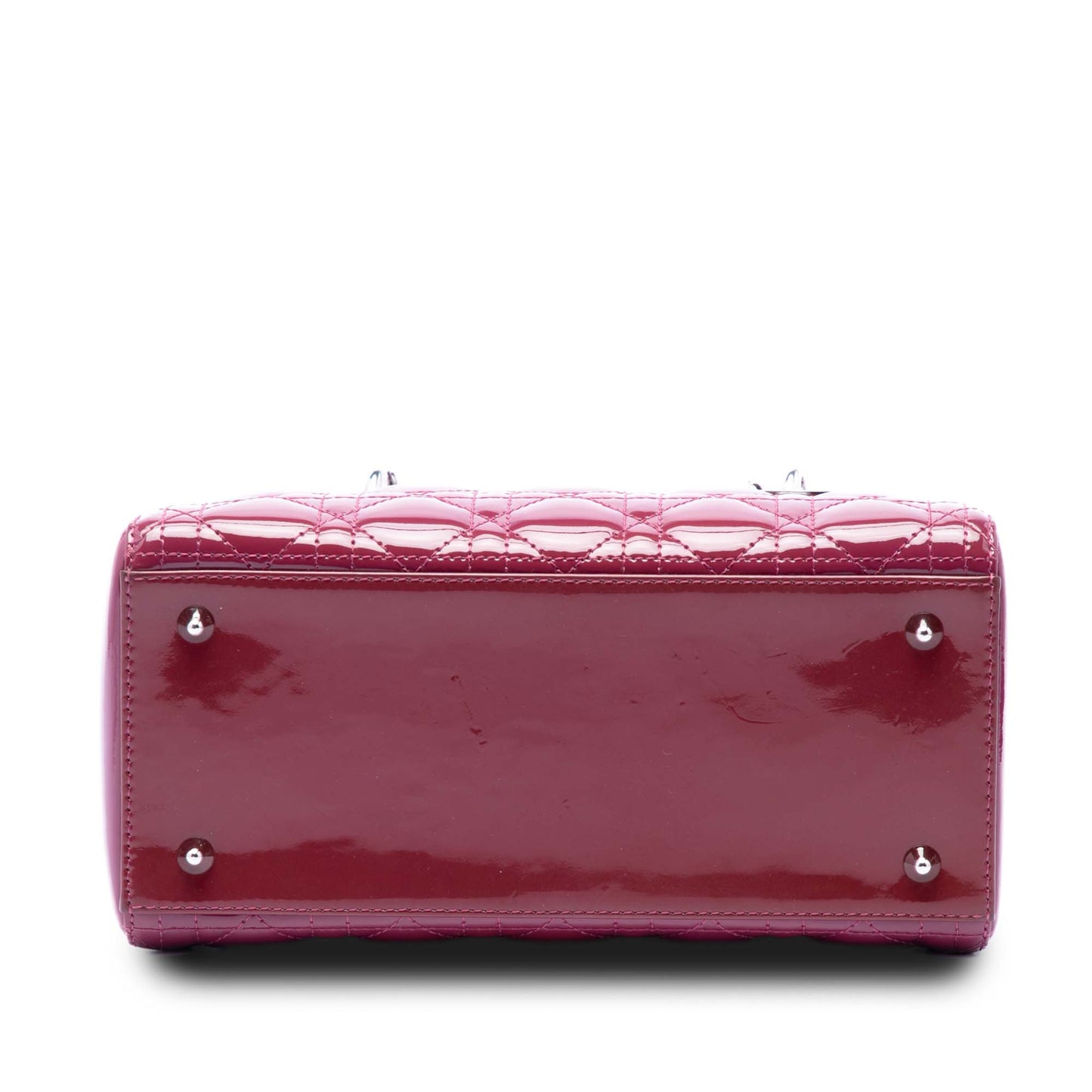 Dior Medium Patent Cannage Lady Dior