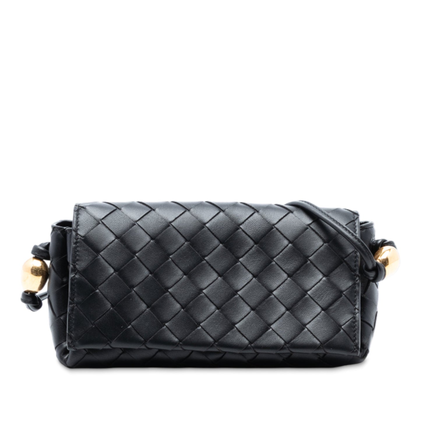 Bottega Veneta Nappa Intrecciato Pouch On Strap Crossbody
