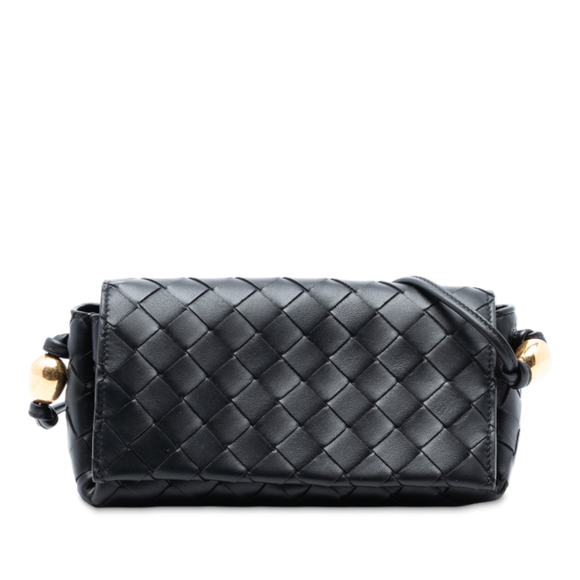 Bottega Veneta Nappa Intrecciato Pouch On Strap Crossbody
