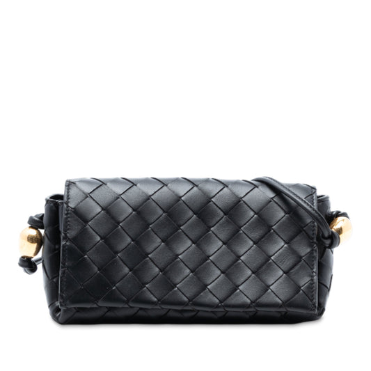 Bottega Veneta Nappa Intrecciato Pouch On Strap Crossbody