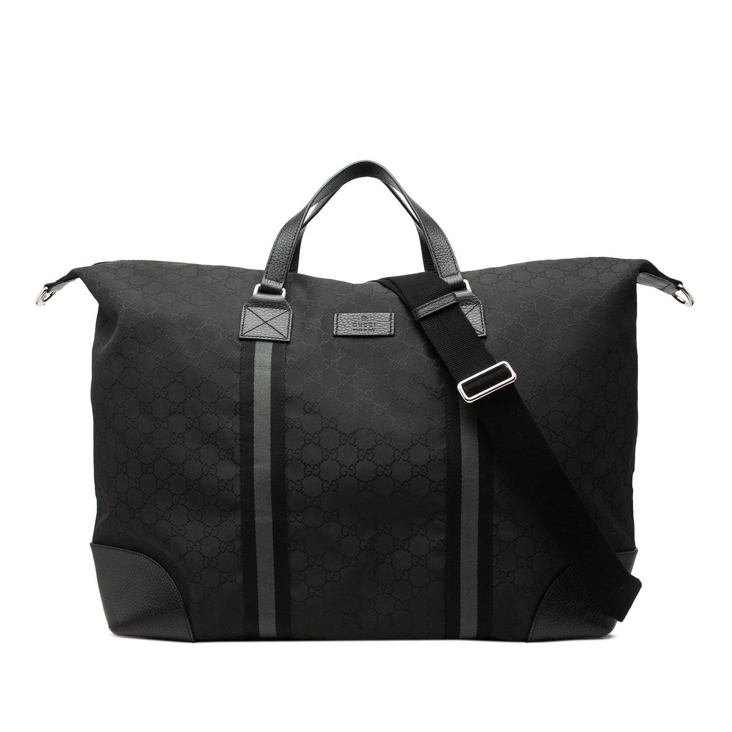 Gucci XL GG Nylon Web Duffle Bag