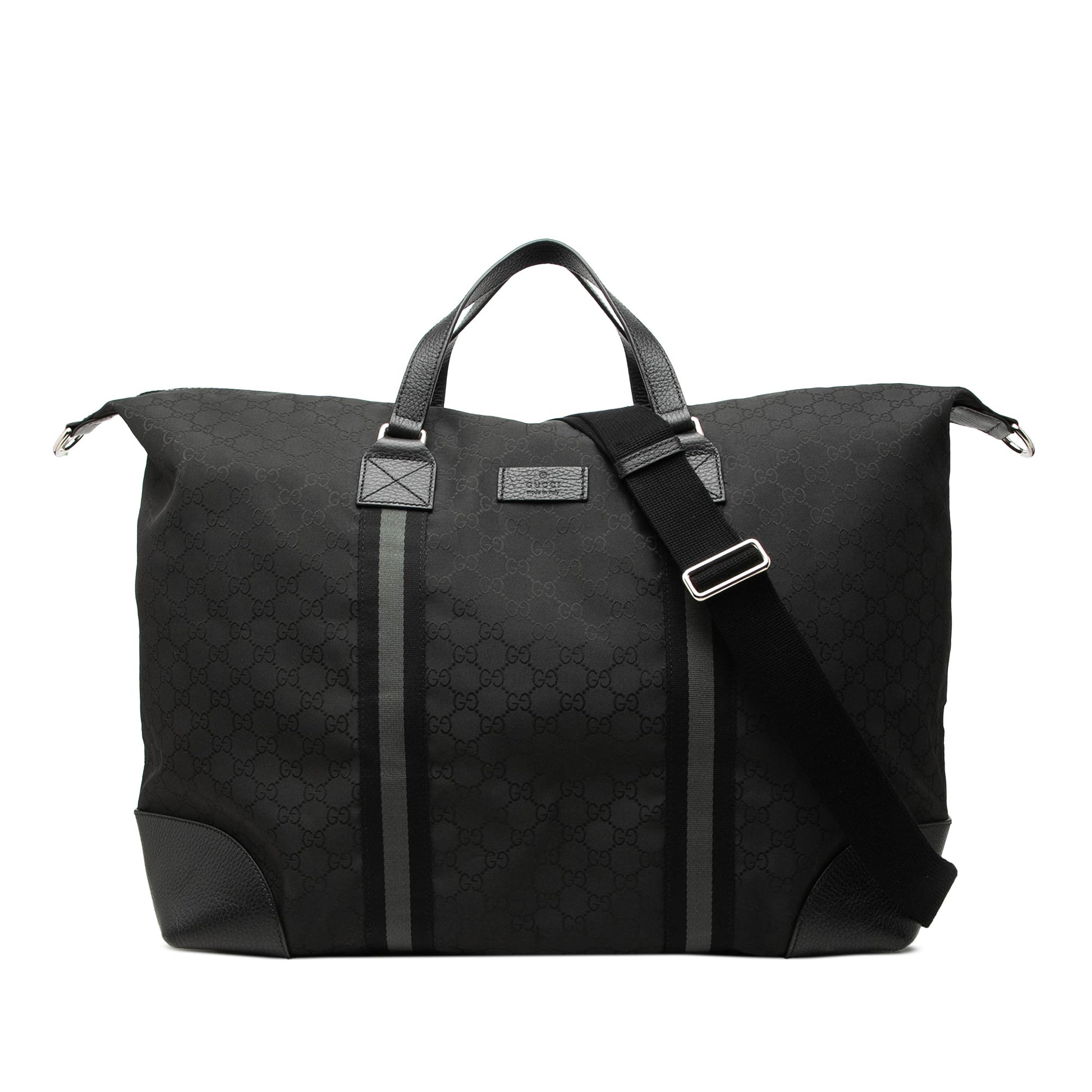 Gucci XL GG Nylon Web Duffle Bag