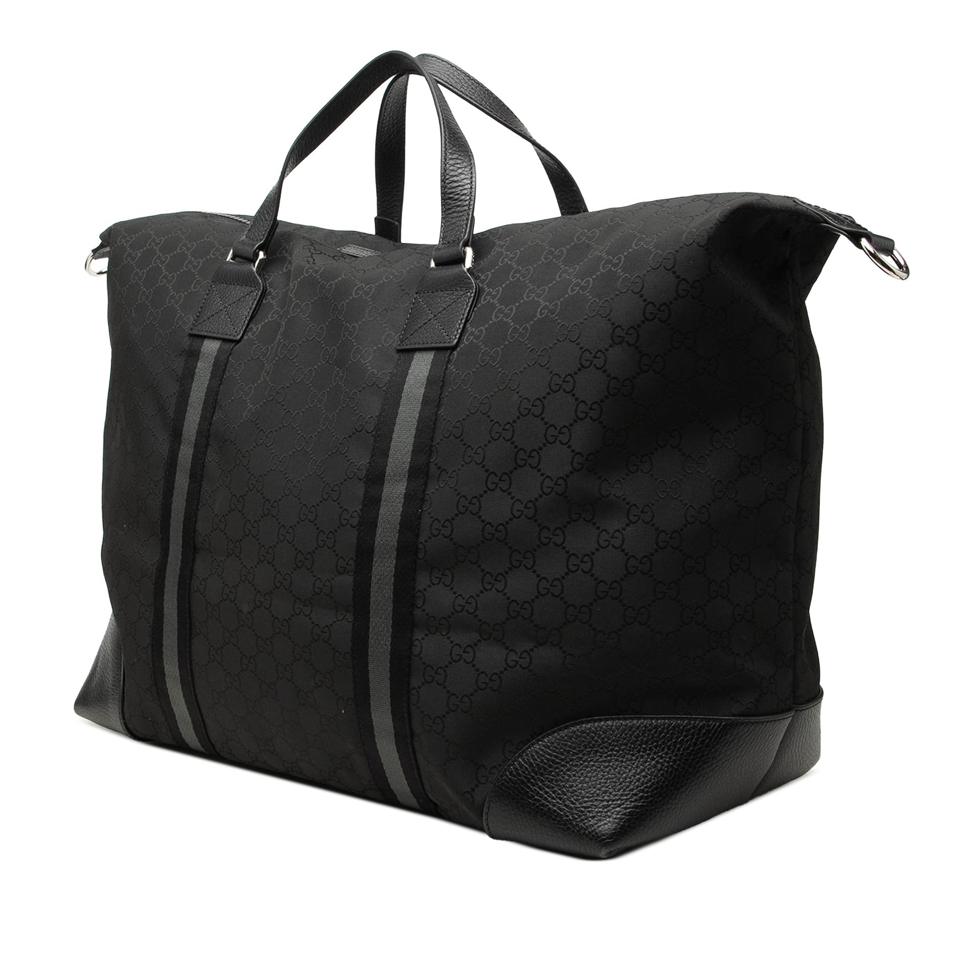 Gucci XL GG Nylon Web Duffle Bag