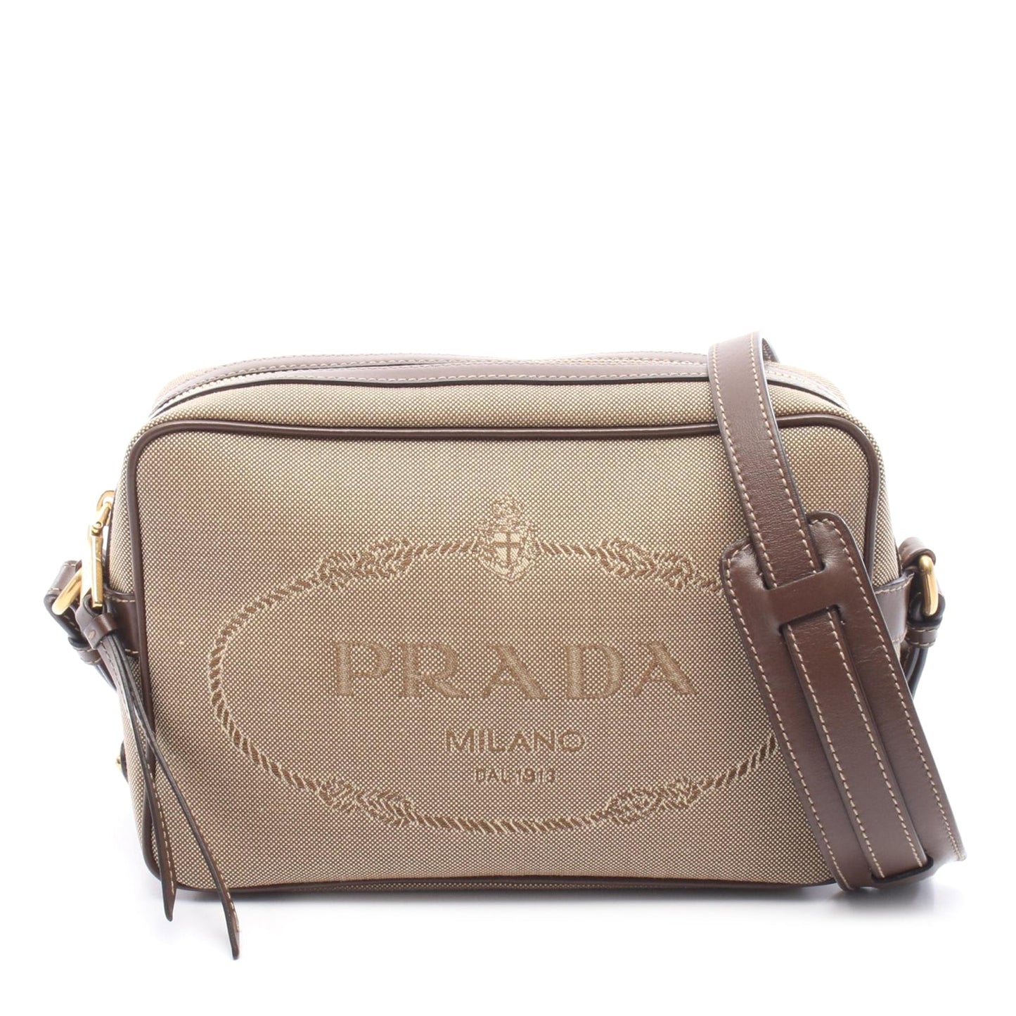 Prada Jacquard Logo Camera Bag