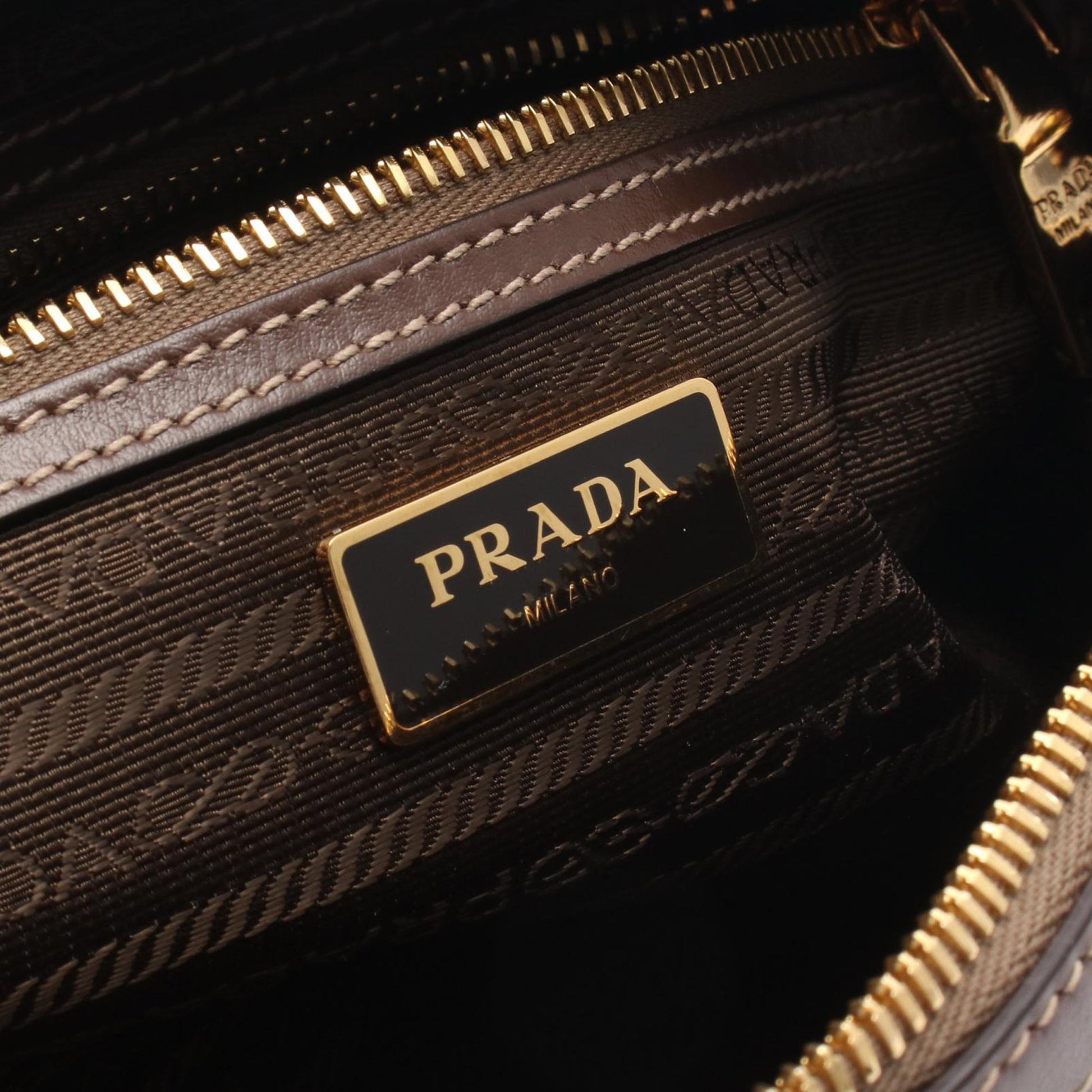 Prada Jacquard Logo Camera Bag
