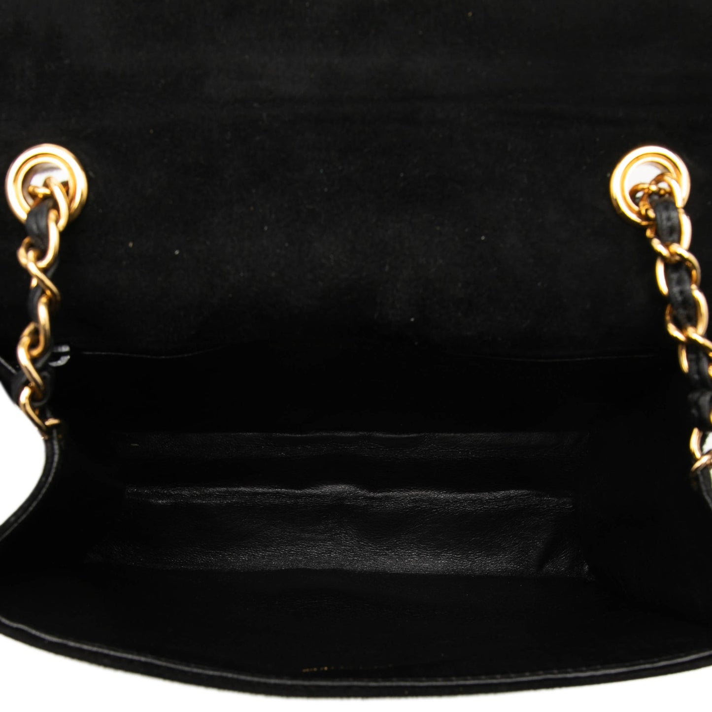 Chanel Small CC Quilted Suede Chain Crossbody