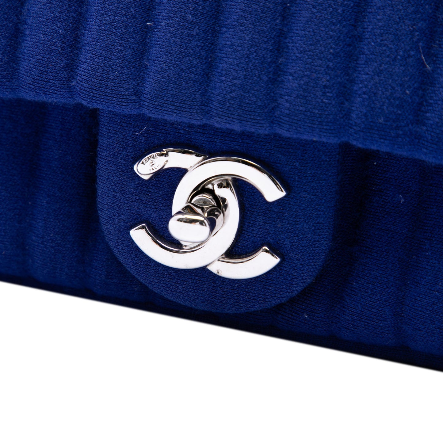 Chanel Mini Vertical Quilted Jersey Single Flap