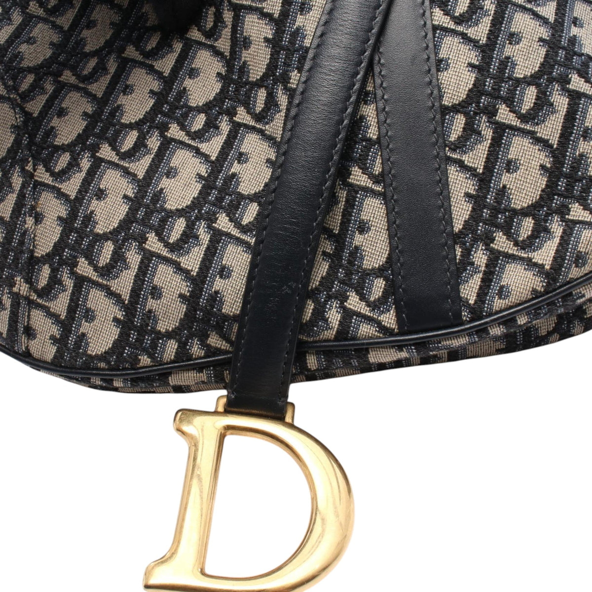 Dior Oblique Canvas Saddle Bag