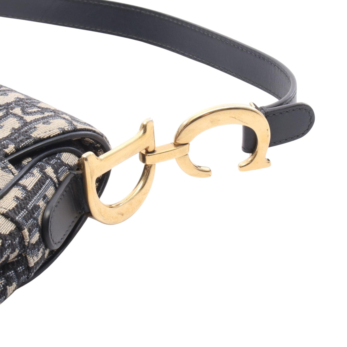 Dior Oblique Canvas Saddle Bag