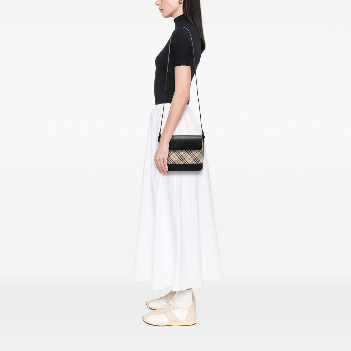 Burberry Nova Check Canvas Crossbody