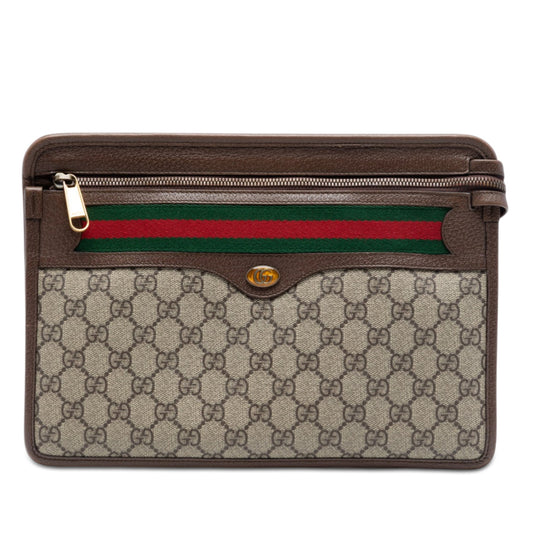 GG Supreme Web Ophidia Clutch