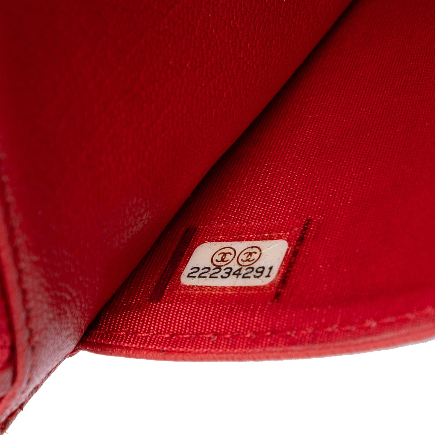 Chanel CC Diagonal Quilted Goatskin Wallet On Chain