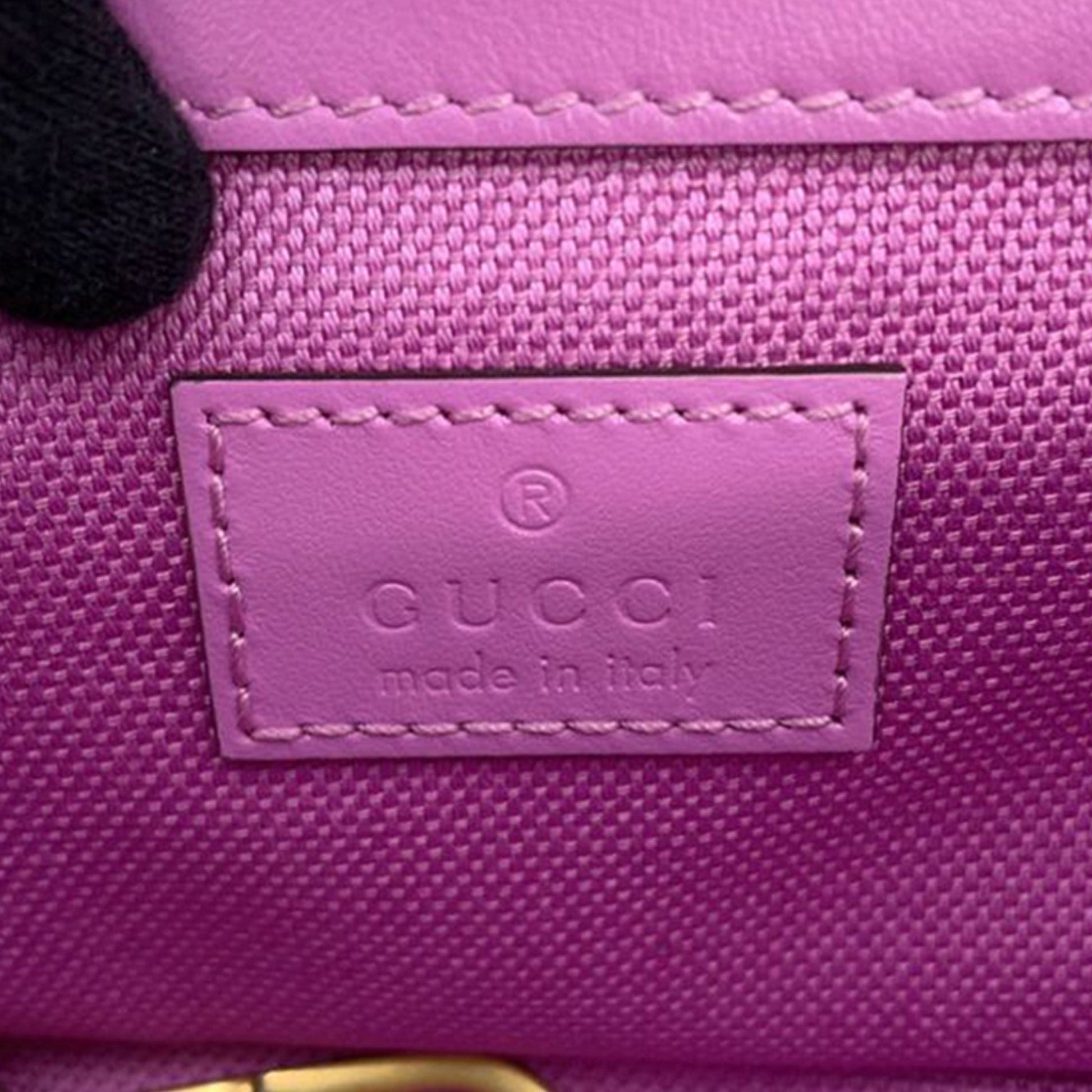 Gucci Super Mini GG Marmont Matelasse GG Canvas Flap Crossbody
