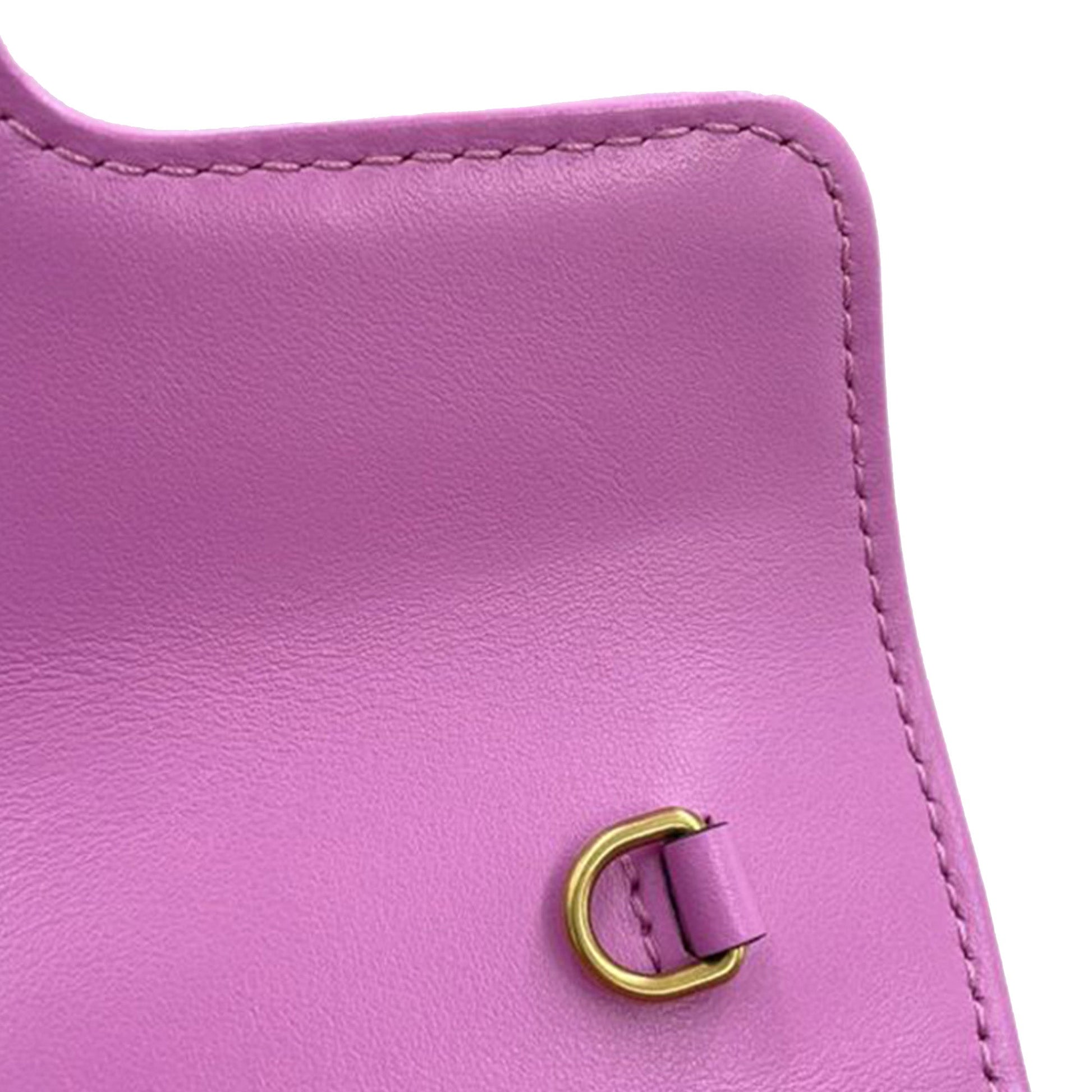 Gucci Super Mini GG Marmont Matelasse GG Canvas Flap Crossbody