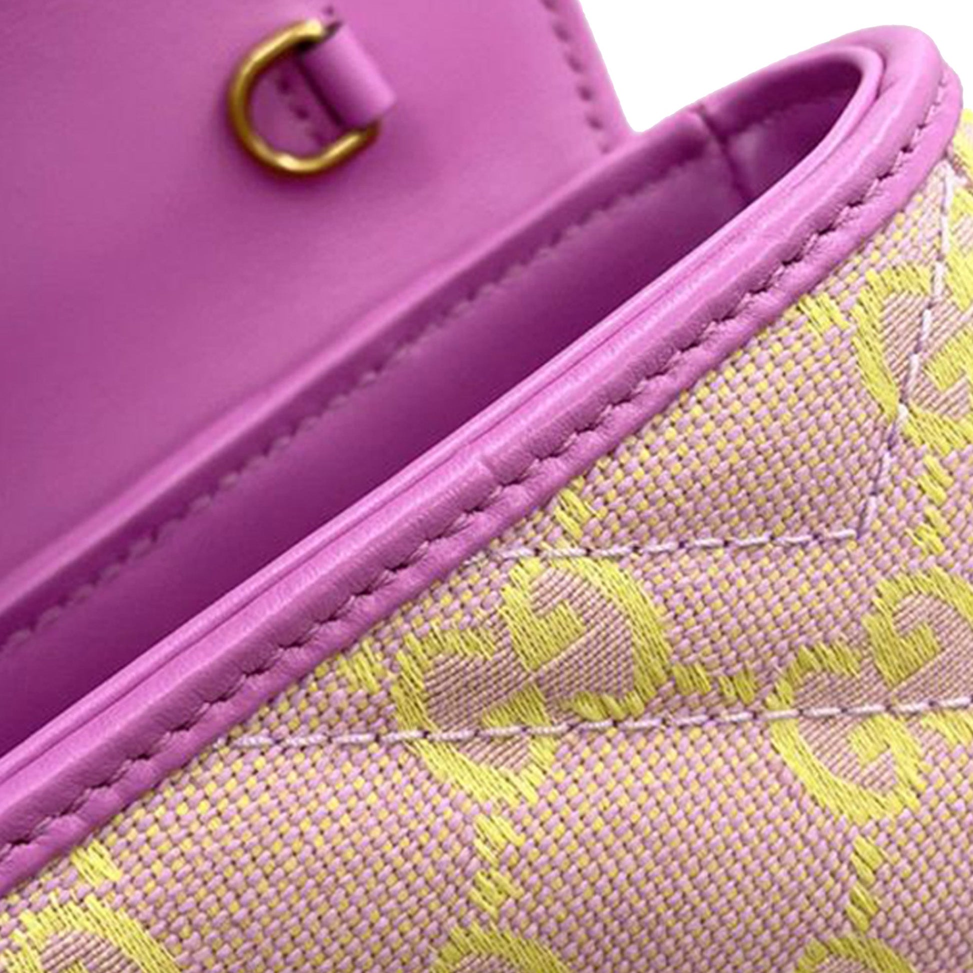 Gucci Super Mini GG Marmont Matelasse GG Canvas Flap Crossbody