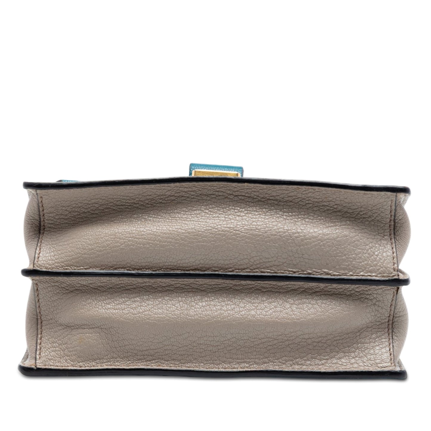 Miu Miu Bicolor Goatskin Madras Crossbody