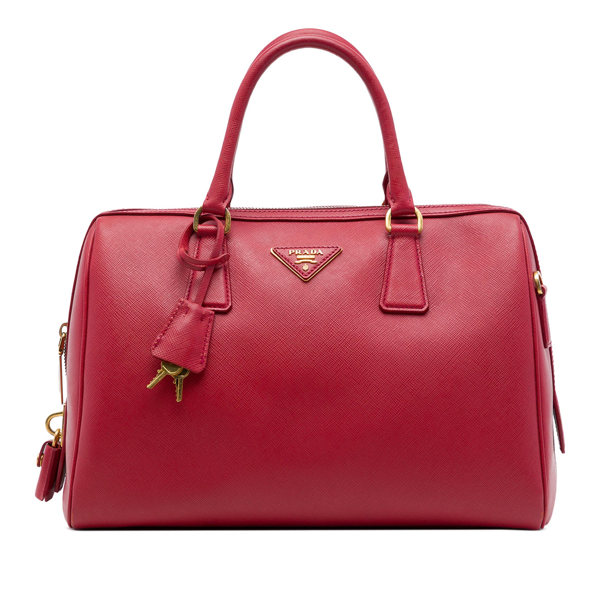 Prada Saffiano Lux Convertible Bowler Bag