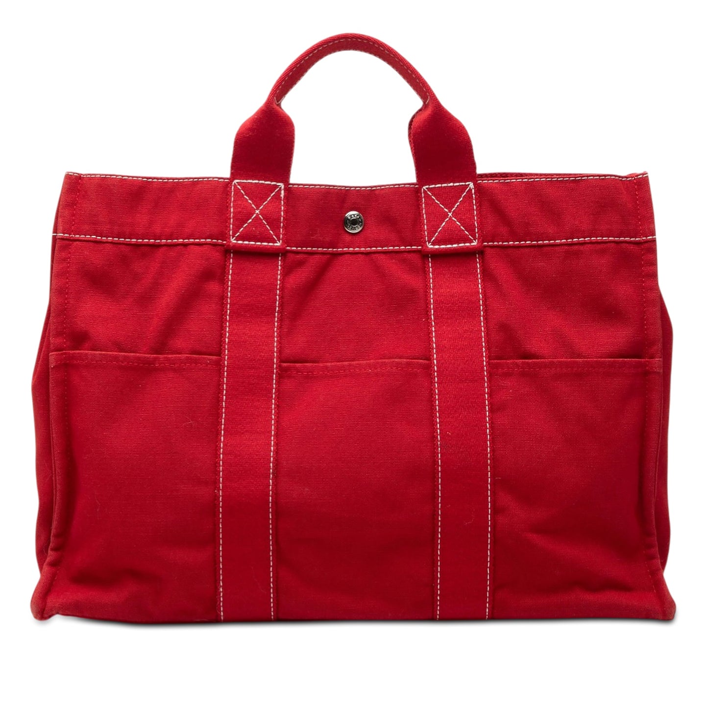 Hermès Canvas Sac Deauville MM