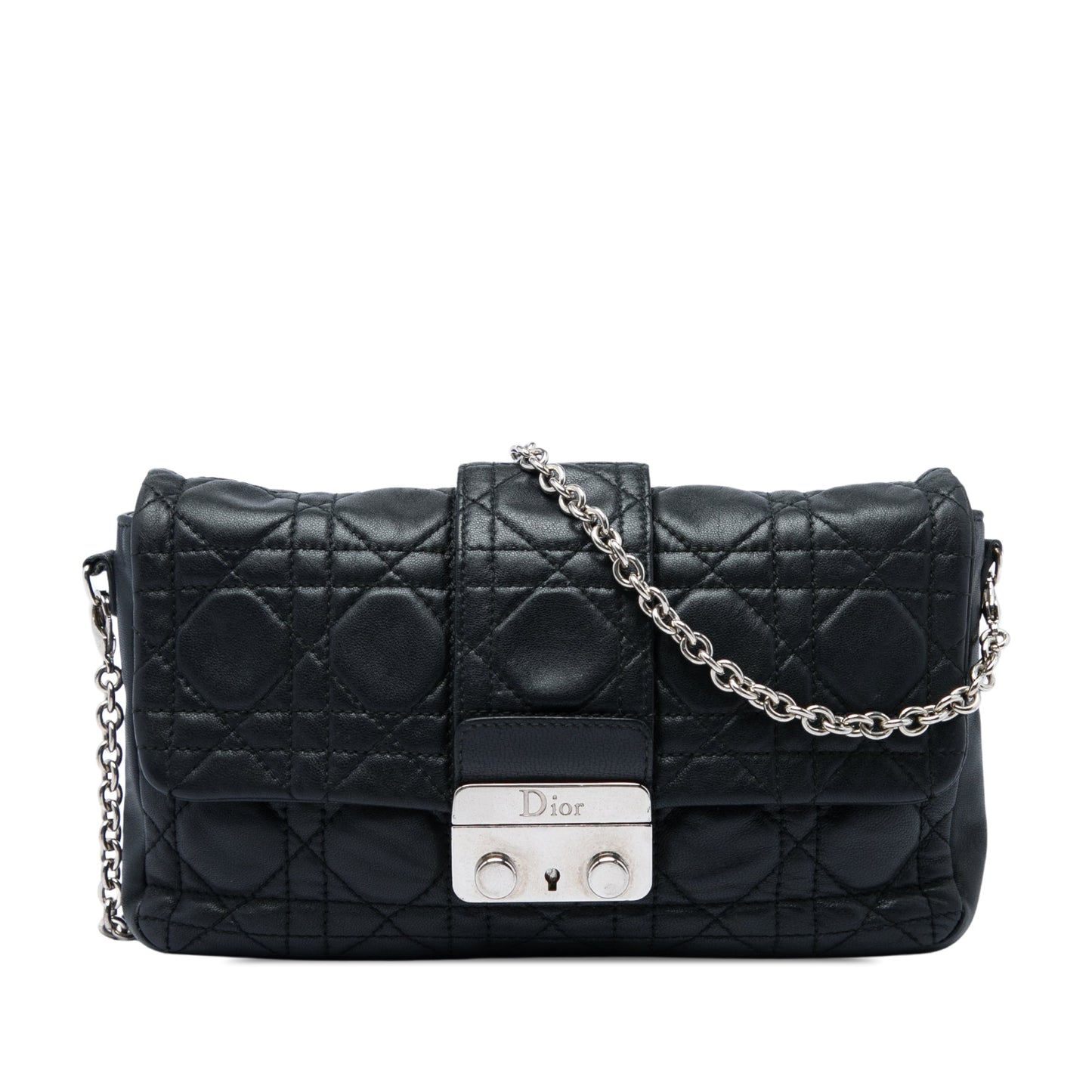 Dior Lambskin Cannage New Lock Pouch