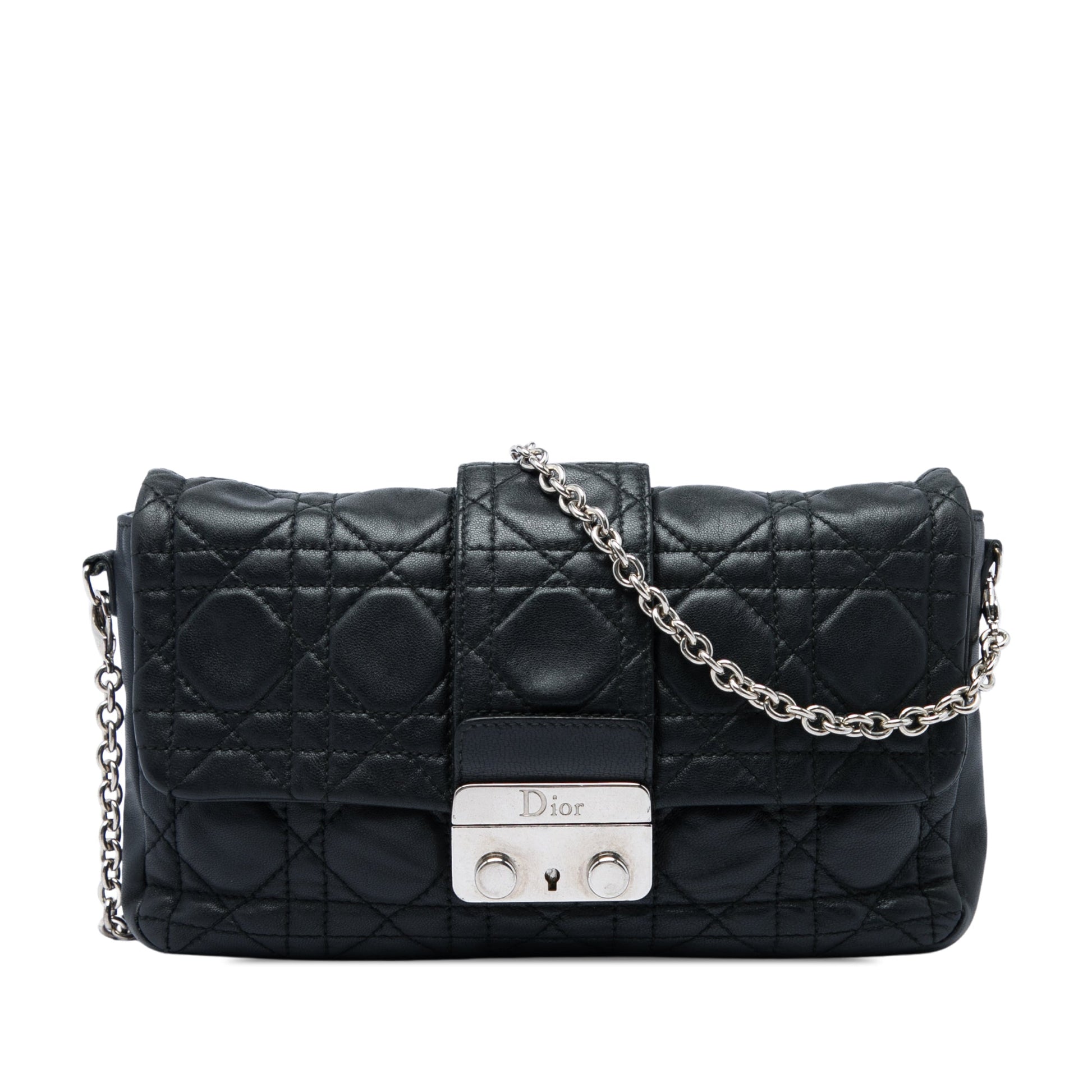 Dior Lambskin Cannage New Lock Pouch