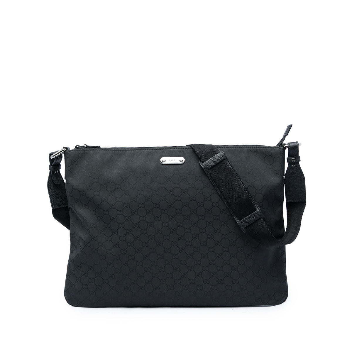Gucci GG Nylon Crossbody — Black