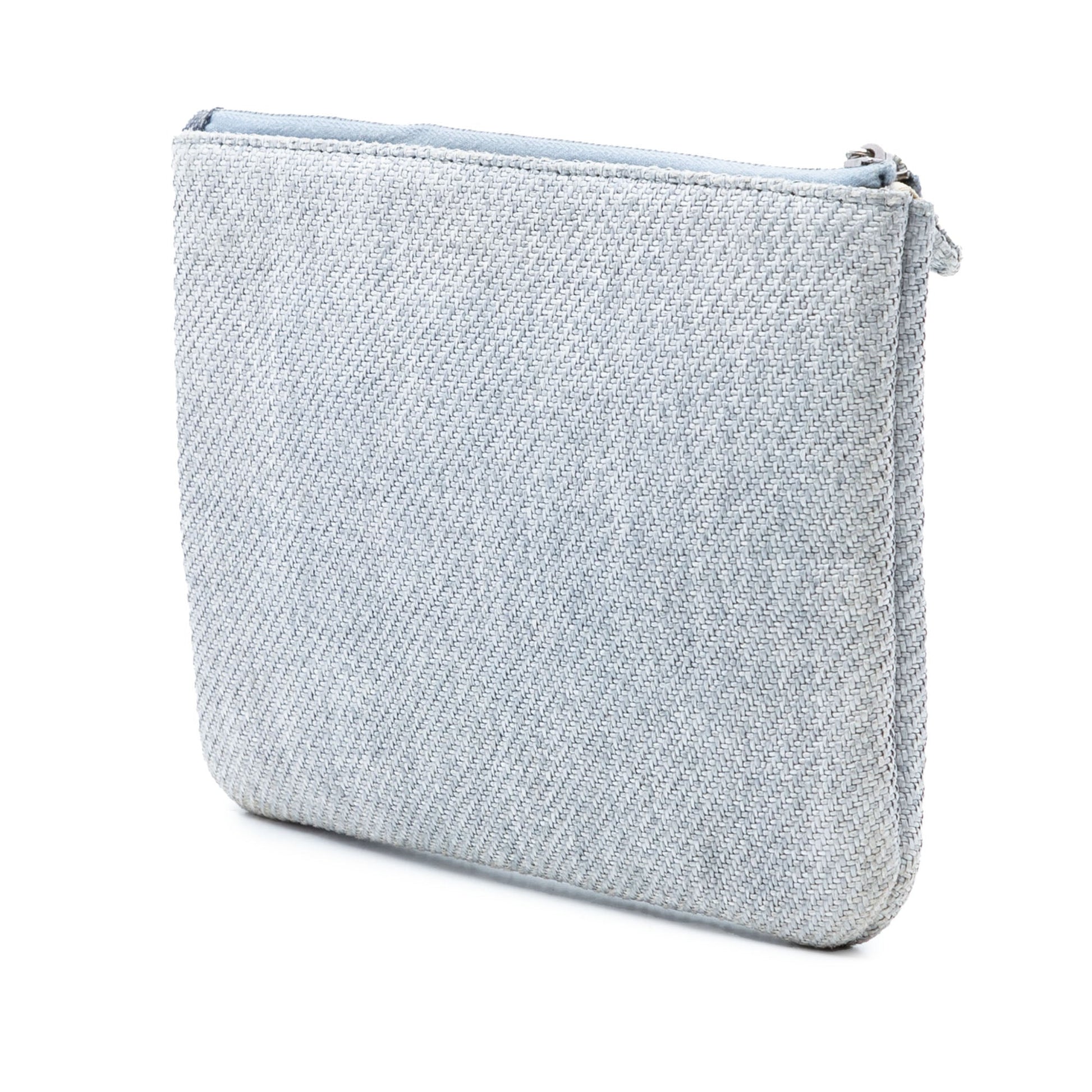 Chanel Small Denim Deauville O Case Clutch