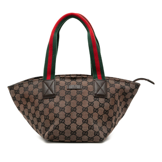GG Canvas Web Handbag