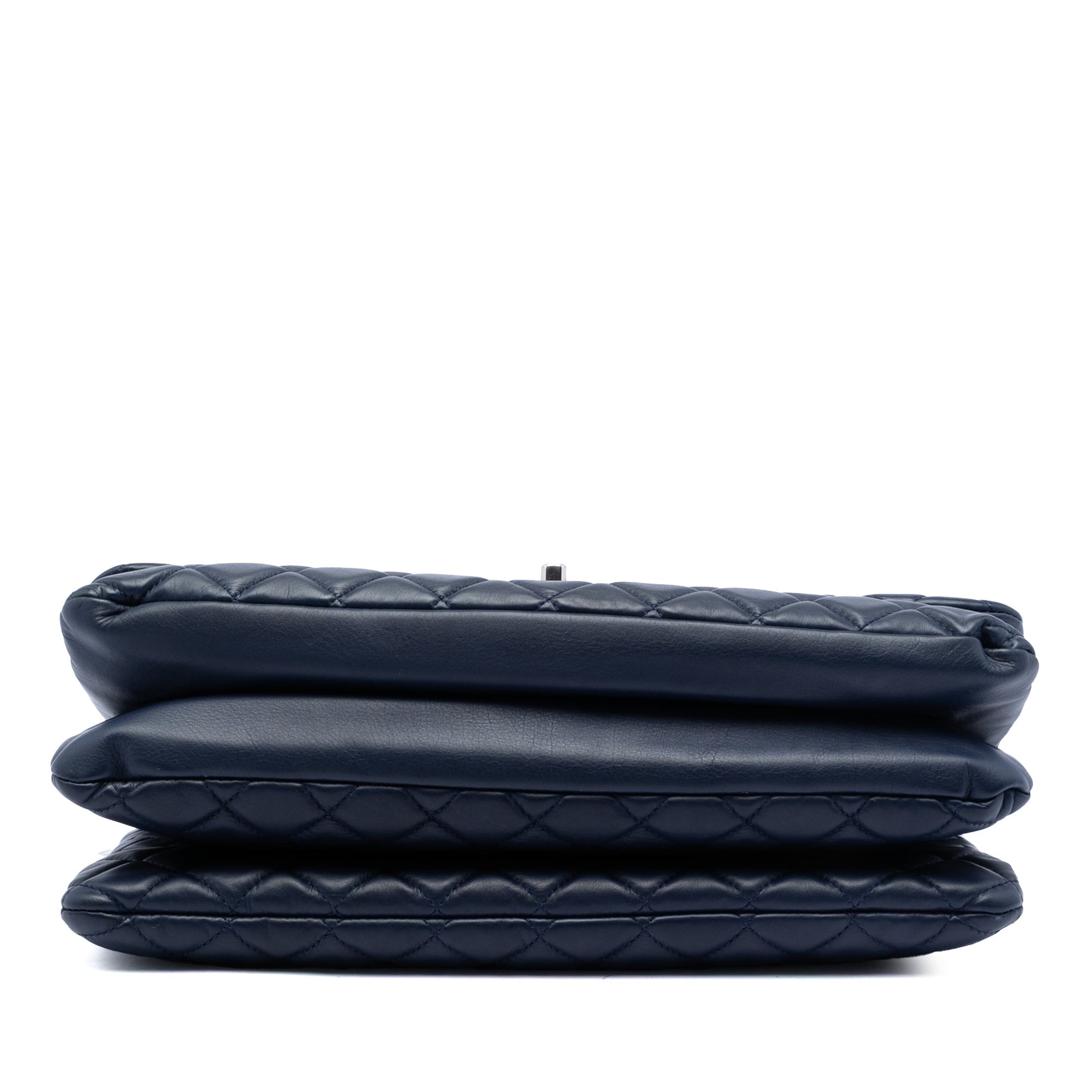 Chanel Maxi CC Quilted Lambskin 3 Compartment Flap