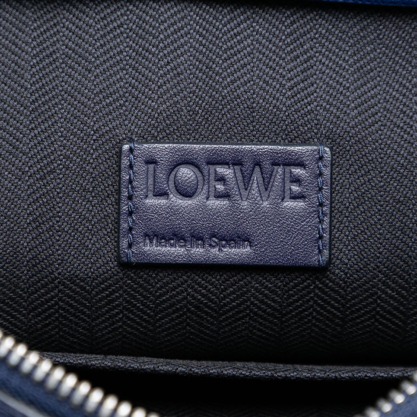 LOEWE Leather Anagram T Clutch