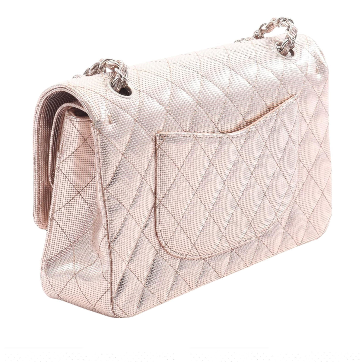 Chanel Medium Classic Calfskin Pixel Effect Double Flap