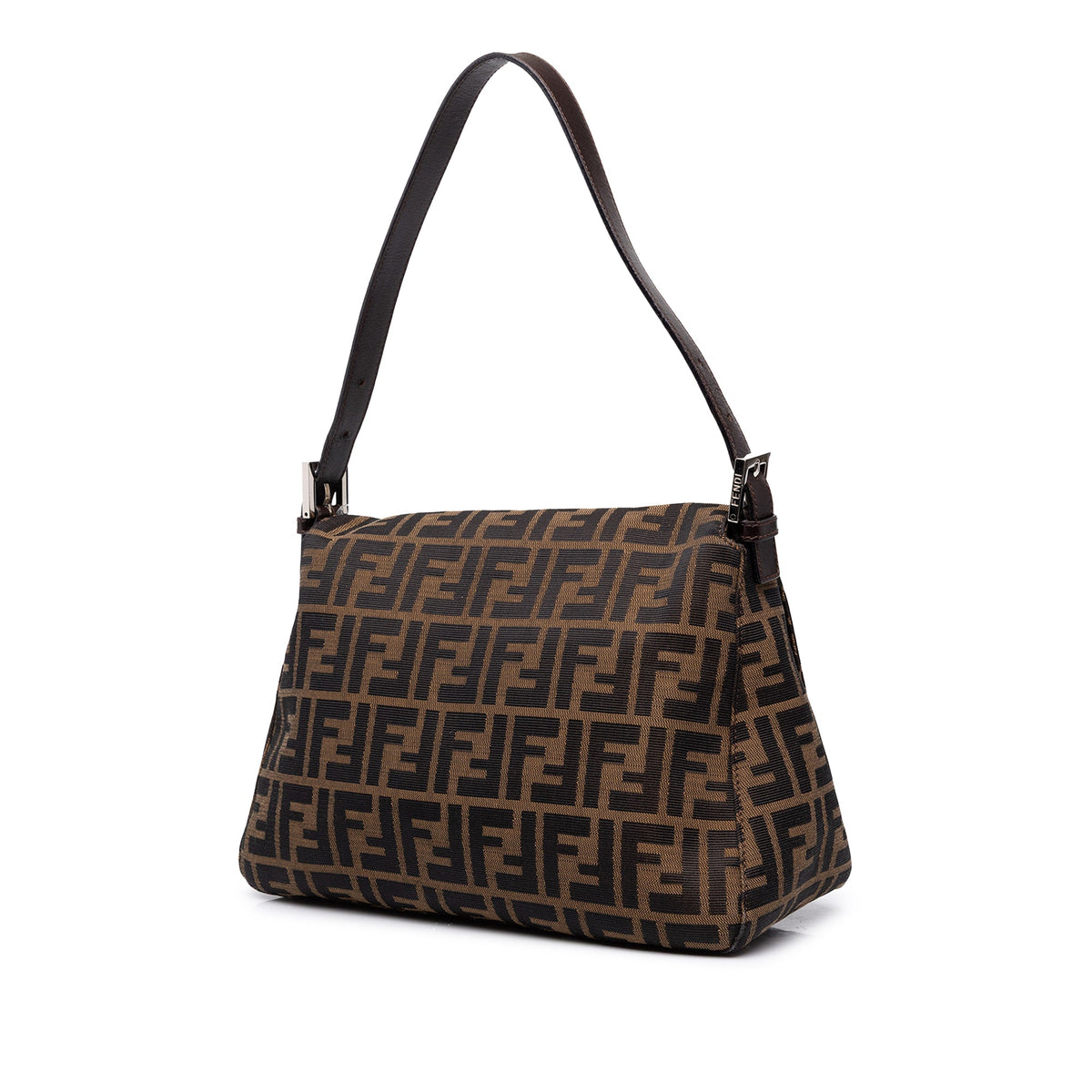 Fendi Zucca Canvas Mamma Forever — Brown