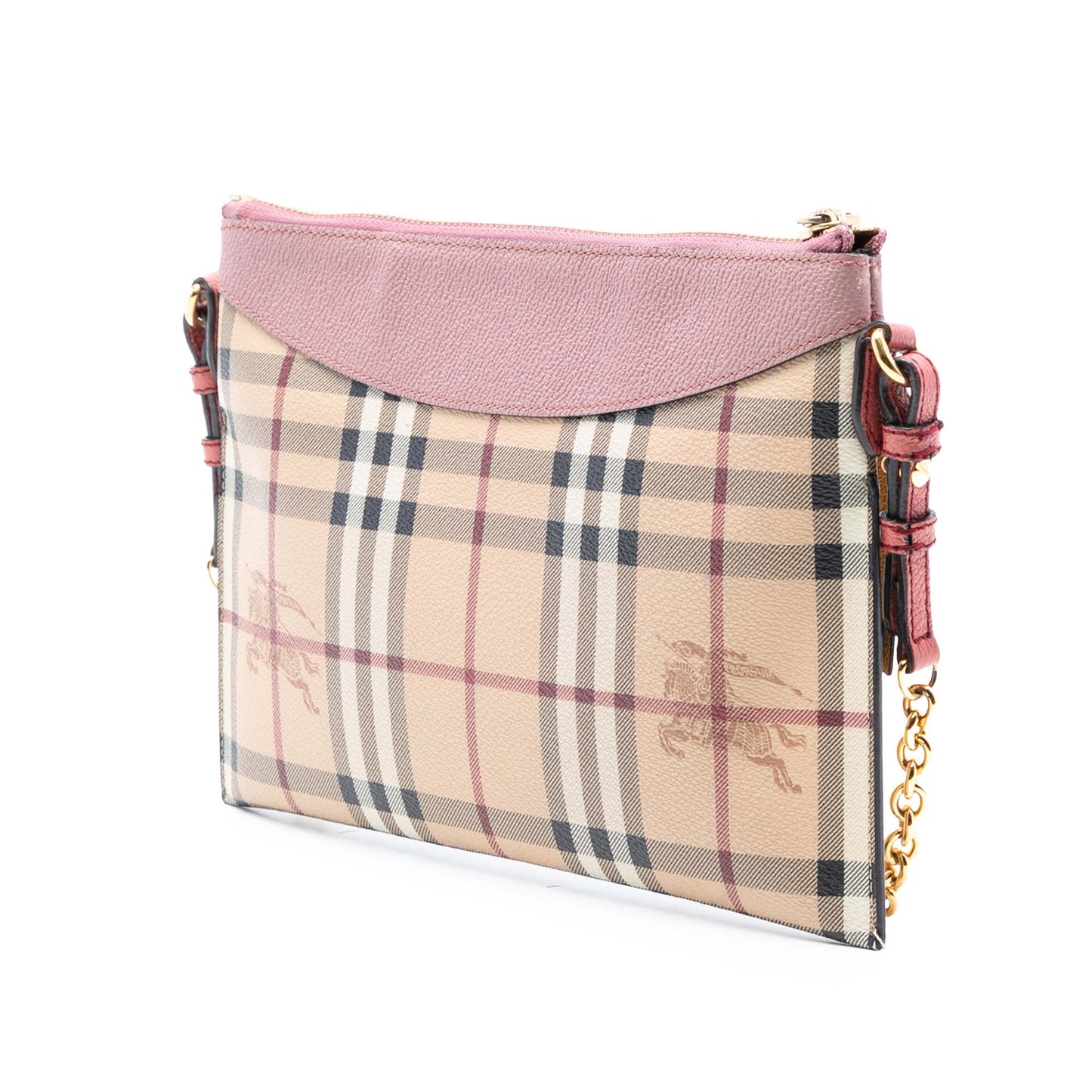Burberry Haymarket Check Coated Canvas Peyton Crossbody