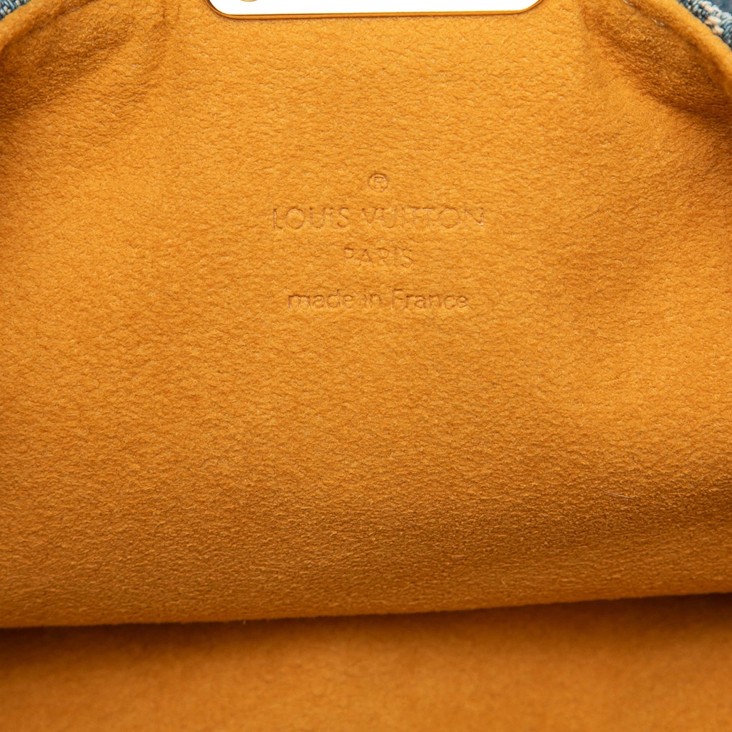 Louis Vuitton Monogram Denim Pochette Plate