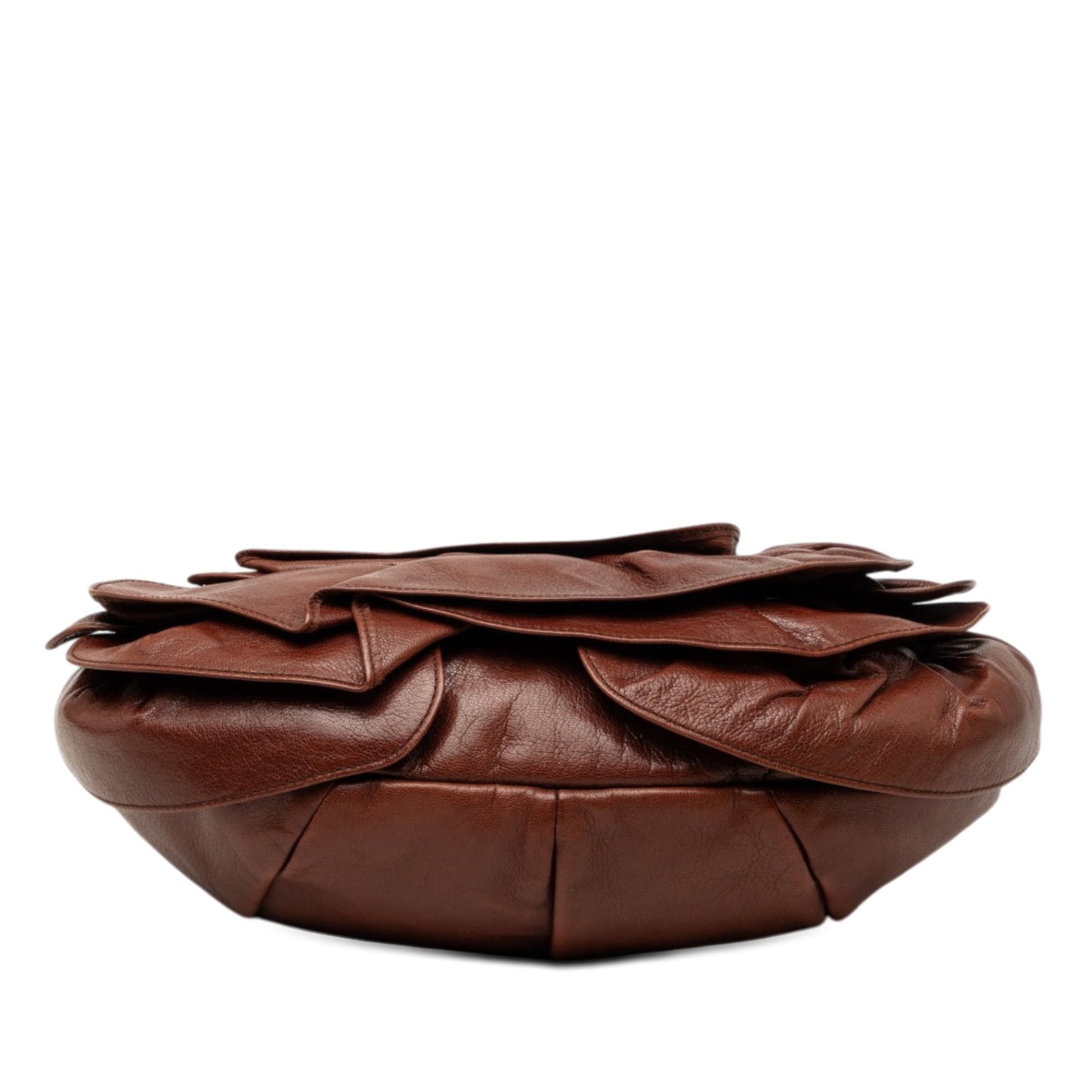 Saint Laurent Leather Nadja Rose Petal Shoulder Bag