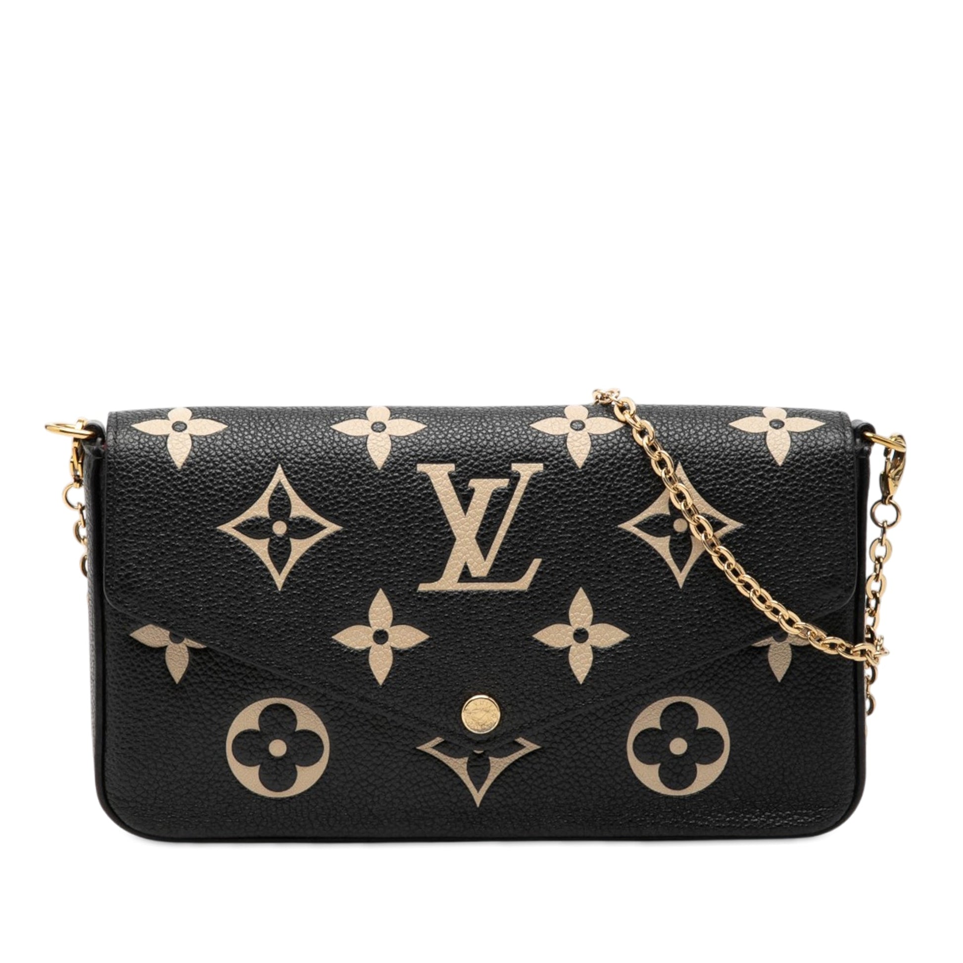 Louis Vuitton Bicolor Monogram Empreinte Pochette Felicie