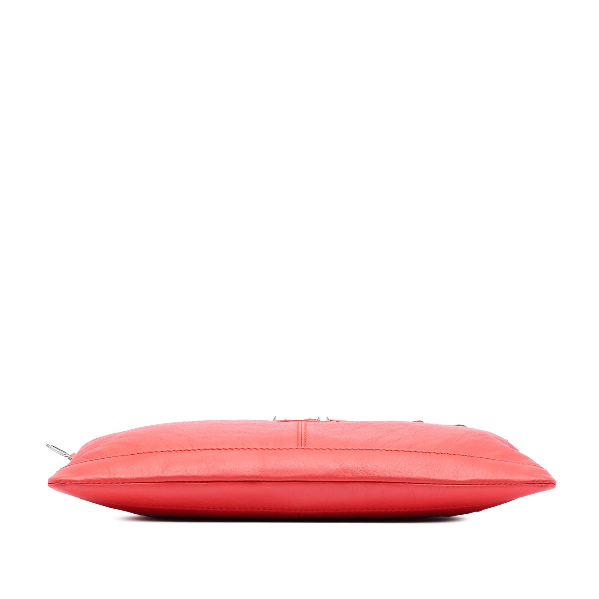 Balenciaga Lambskin Motocross Classic Clip M Clutch