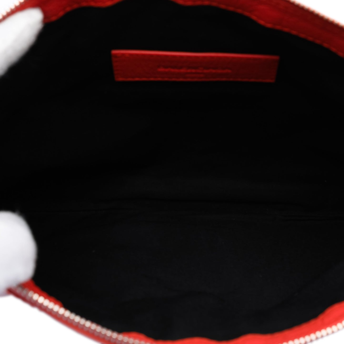 Balenciaga Lambskin Motocross Classic Clip M Clutch