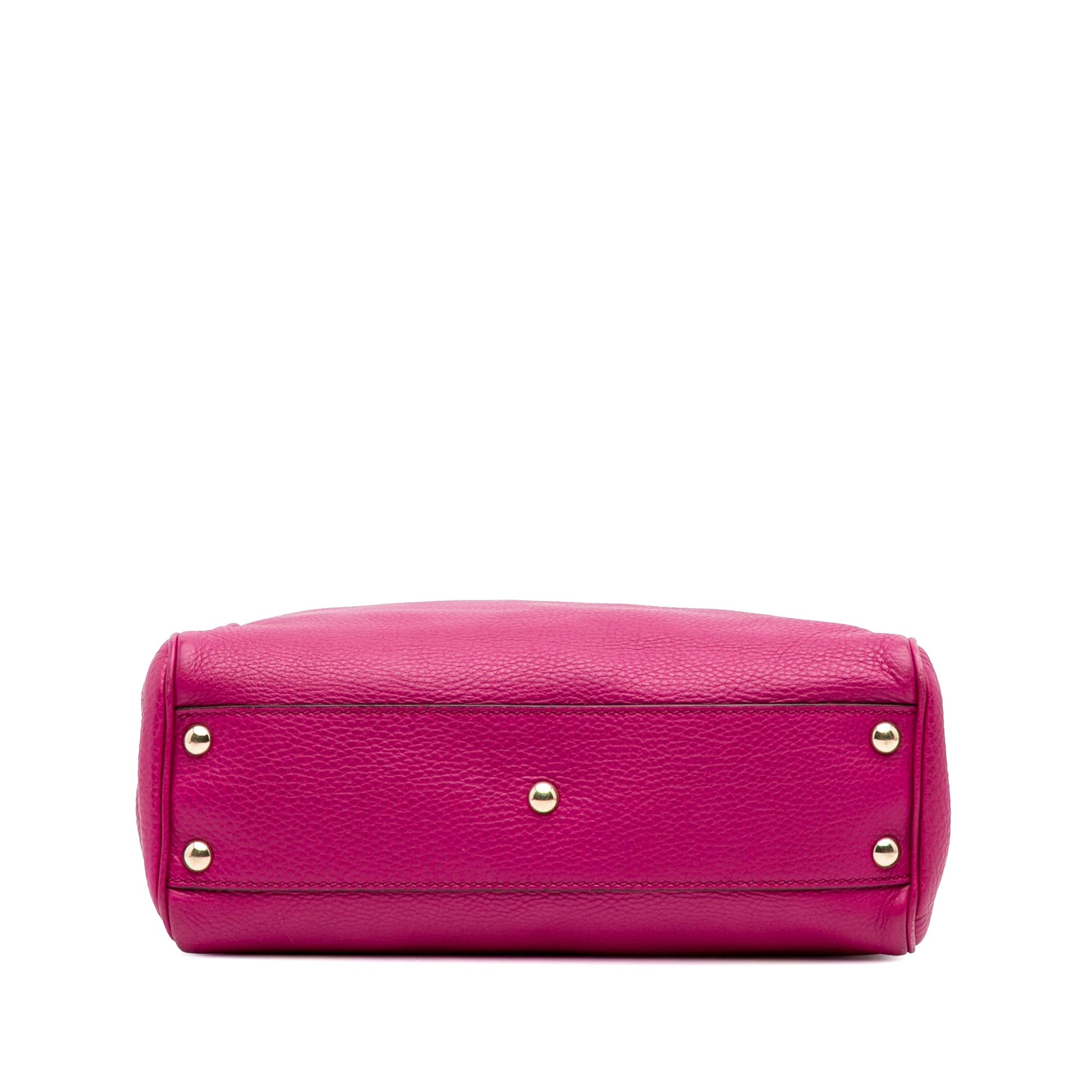 Gucci Small Calfskin Bamboo Shopper Satchel