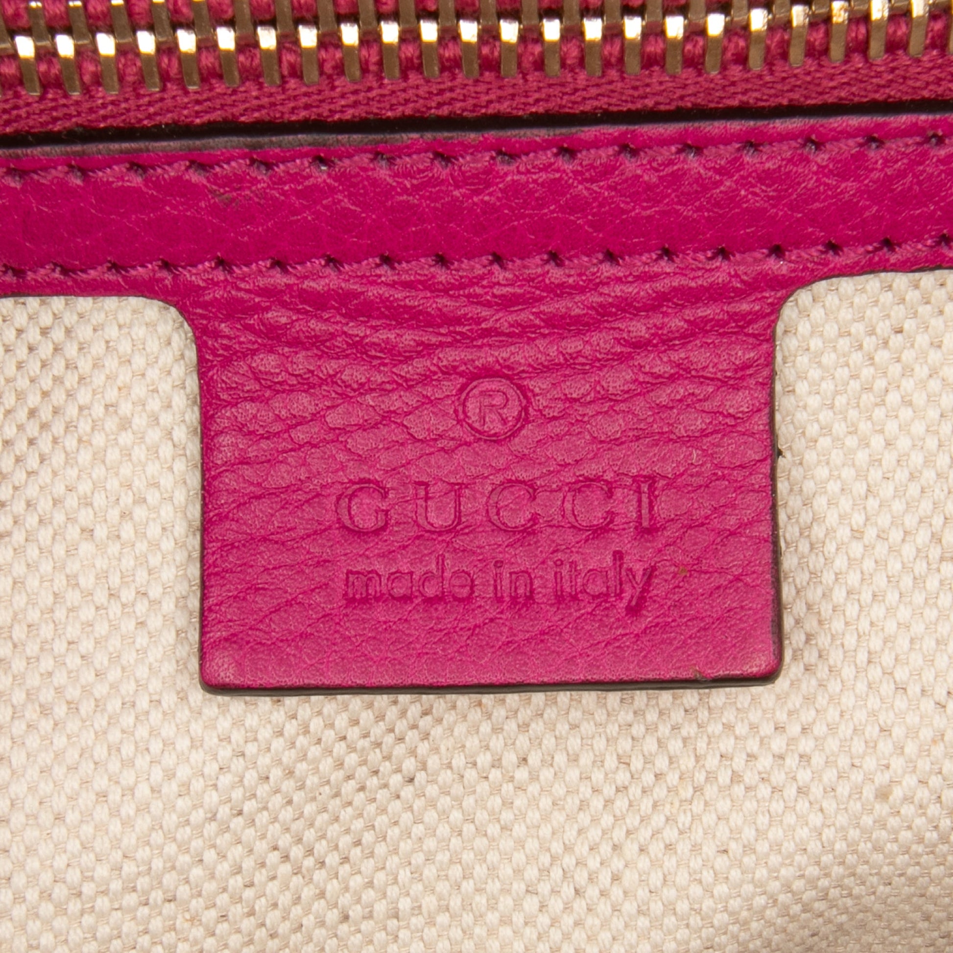 Gucci Small Calfskin Bamboo Shopper Satchel