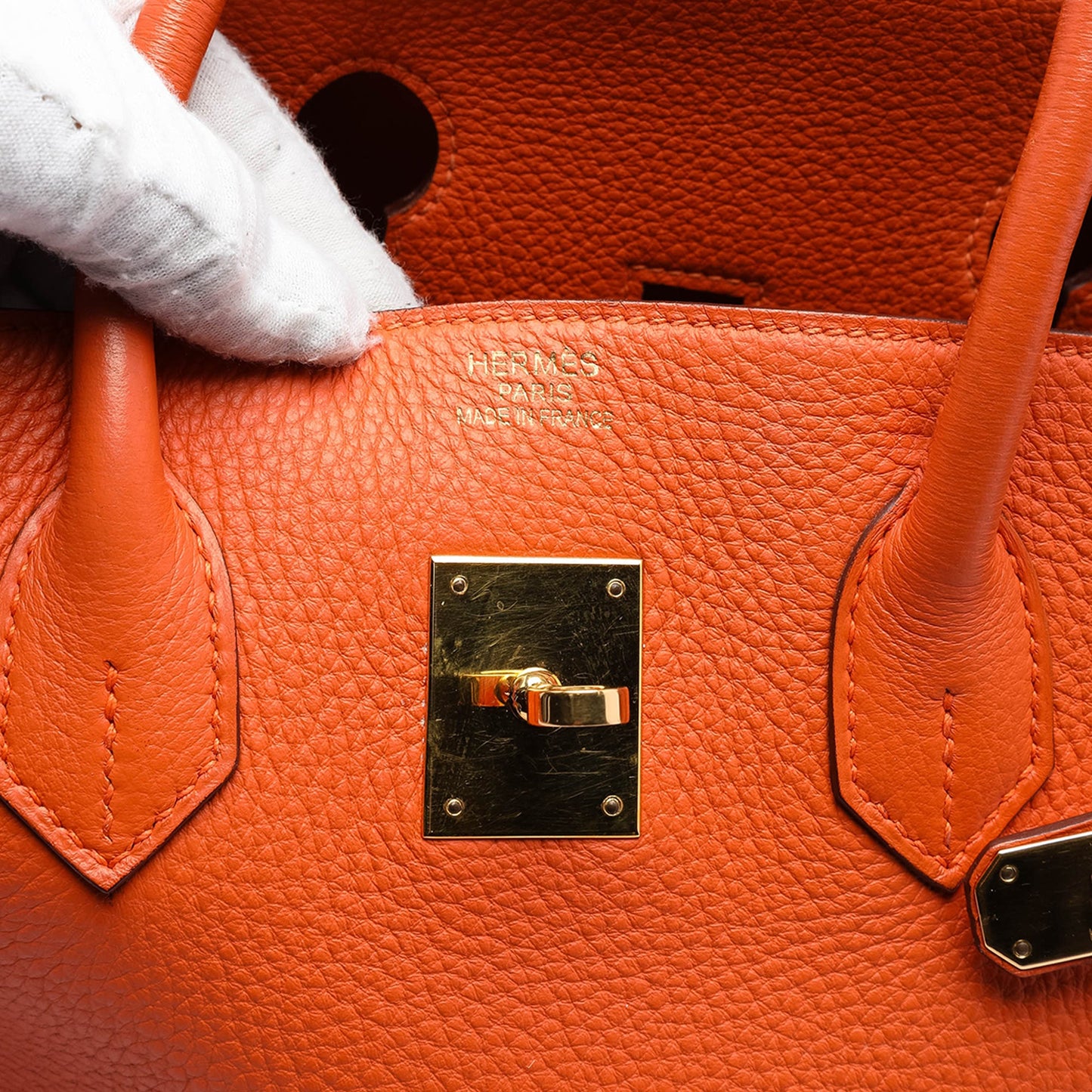Hermès Clemence Birkin Retourne 35