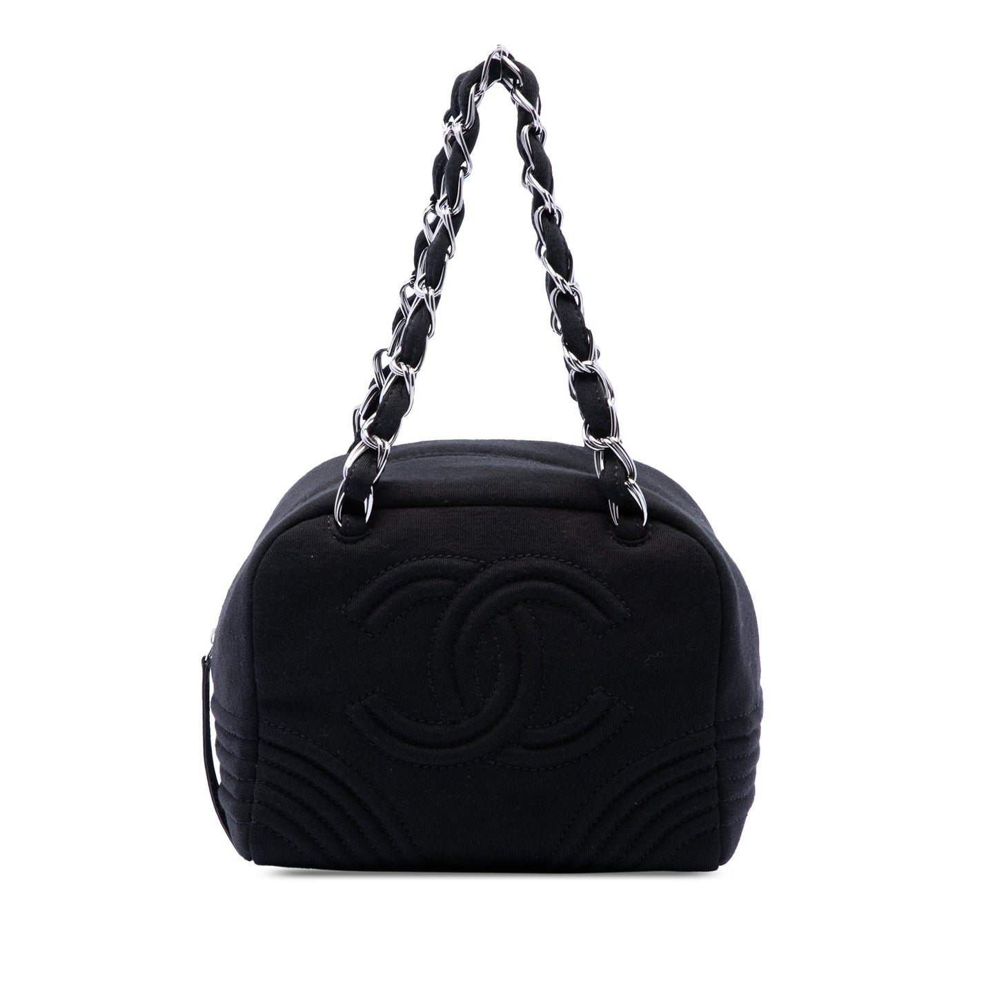 Chanel Small CC Jersey Bowler Bag