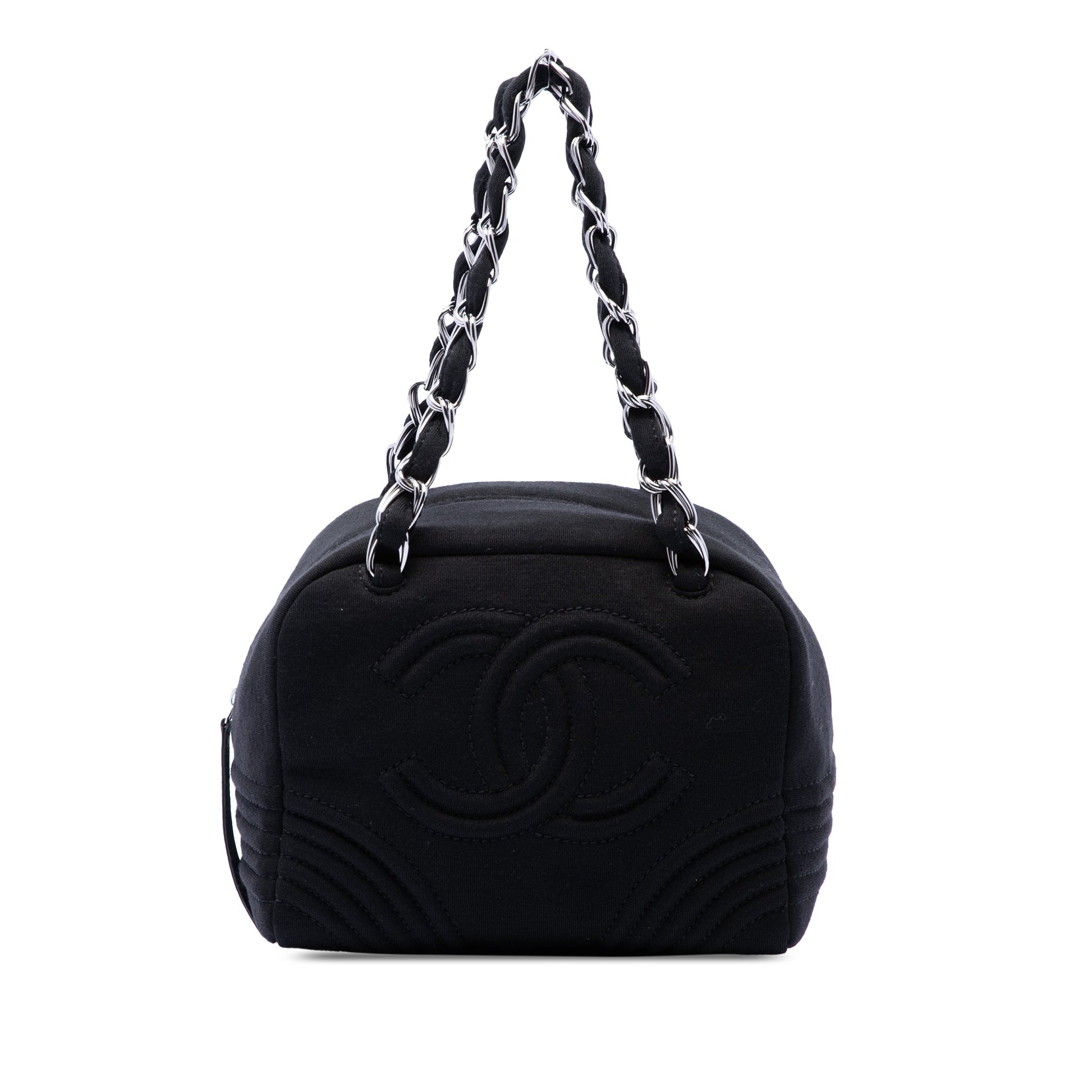 Chanel Small CC Jersey Bowler Bag