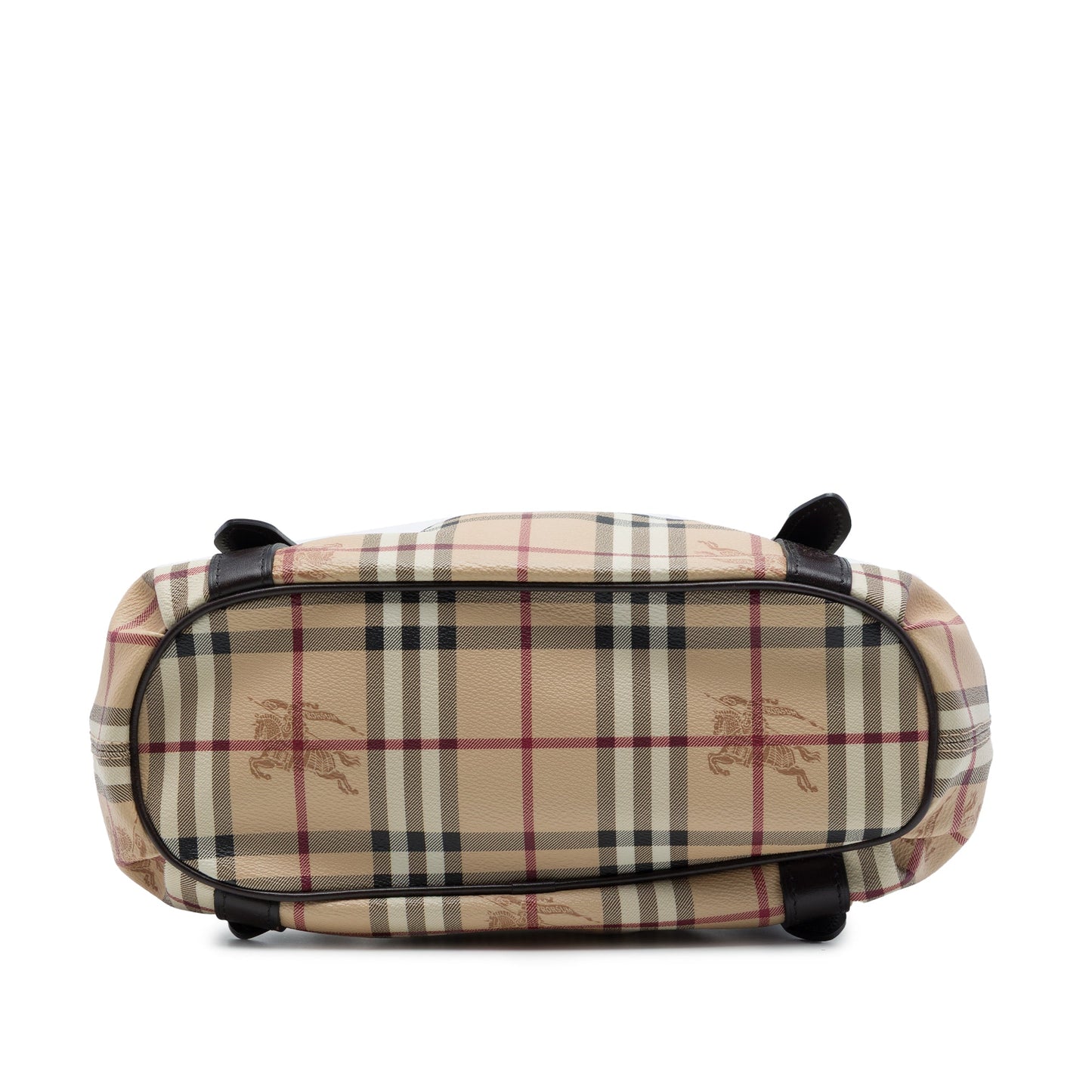 Burberry Small Haymarket Check Coated Canvas Northfield Satchel