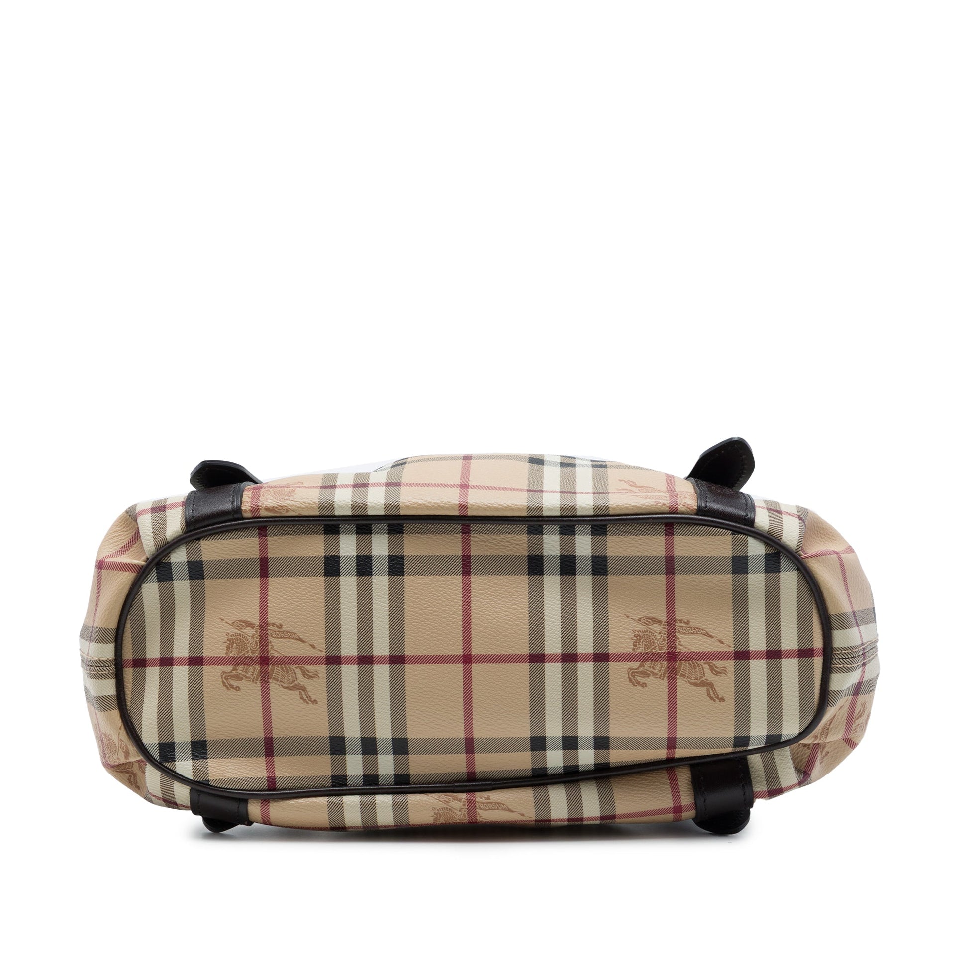 Burberry Small Haymarket Check Coated Canvas Northfield Satchel